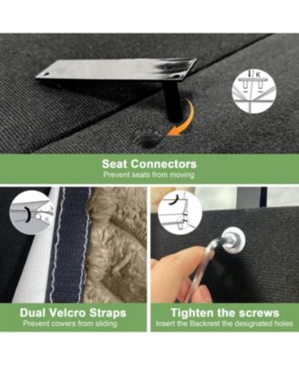 Camel Corduroy Slipcovered Armchair