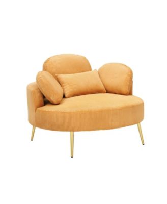 61" Small Sofa with End Table - Apartment/Balcony