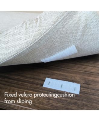  Rattan Storage Bench with Cushion & Shoe Cabinet - Natural Finish