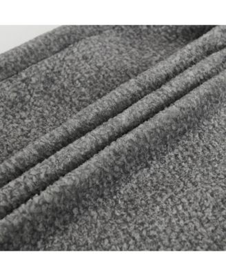 Luxury Velvet 4-Seater Sofa with Footstool & Throw Pillows