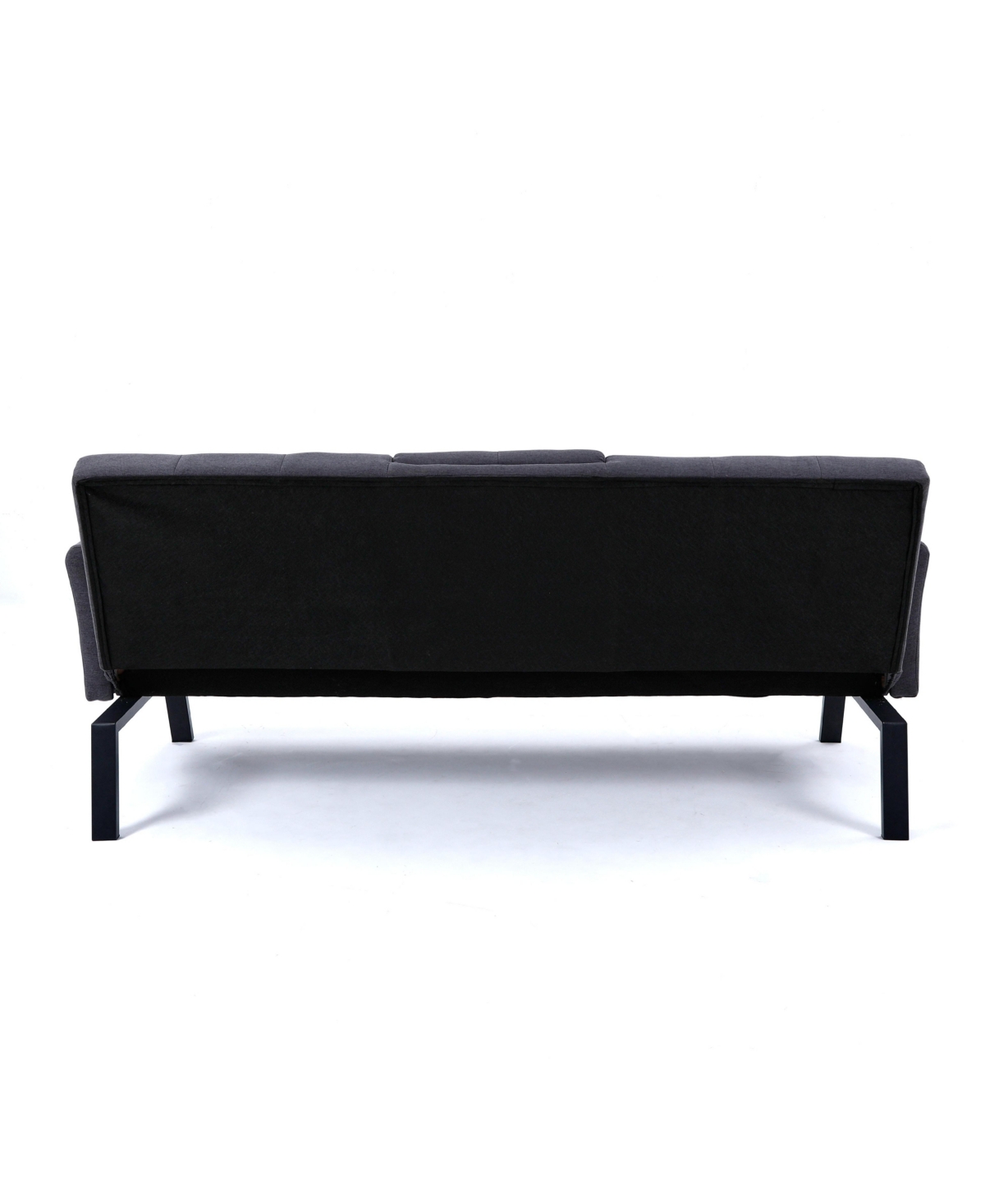 Streamdale Furniture 70" Cotton Linen Sofa Bed- Foldable, Cup Holder