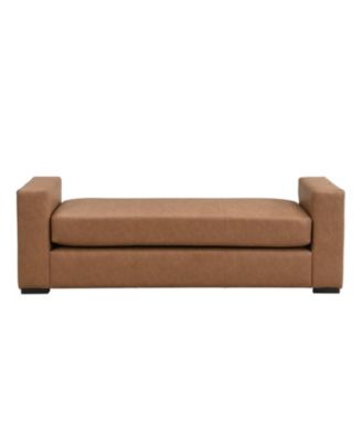 Stylish and Durable Faux Leather Ottoman