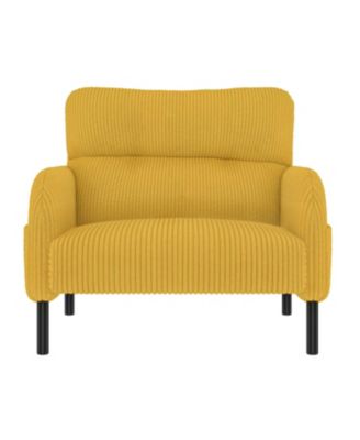 Corduroy Wide Seat Chair - Living Room/Bedroom