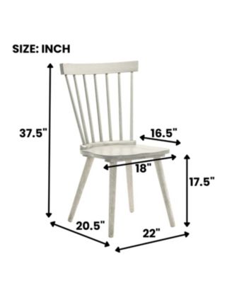 2 Rustic Farmhouse Dining Chairs