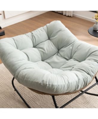 Chenille Rocking Accent Chair