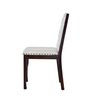 6-Piece Dining Table Set- 60" Table, 4 Tufted Chairs & Bench (Black)