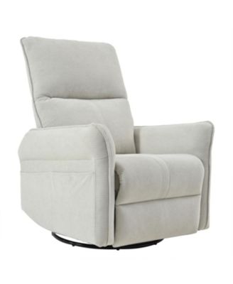 Swivel Rocker Recliner Chair, Nursery Glider, Modern Rocking Chair - Gray