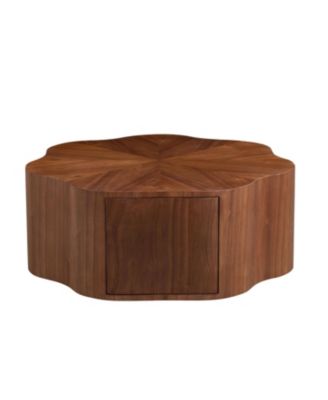 Petal Coffee Table with Drawer - No Assembly Needed