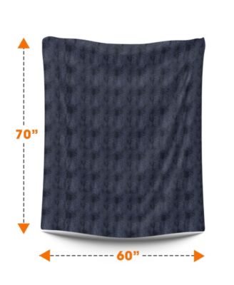 Ultra Soft Faux Fur to Microplush Reversible Oversized Throw, 60" x 70"