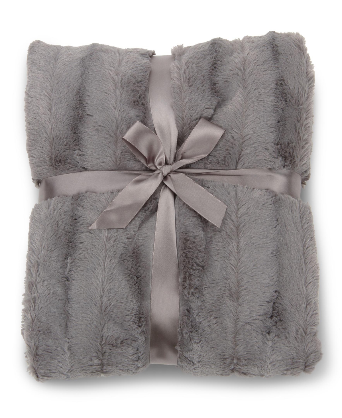 Cheer Collection Ultra Soft Faux Fur to Microplush Reversible Oversized Throw