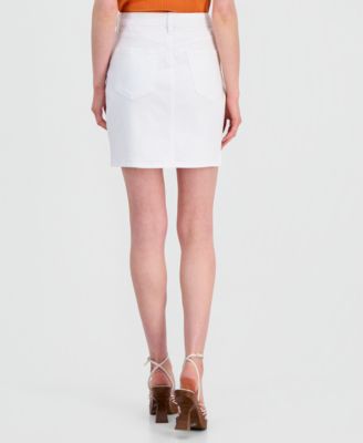 Women's Mid-Rise Denim Mini Skirt, Macy's Exclusive