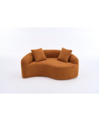 Yin Yang Chenille Sofa Set - Compact, No Assembly, Pillows Included