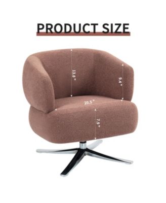 Red Swivel Cuddle Chair - Balcony, Study, Living Room