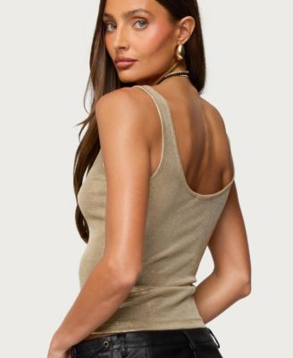 Women's Laidie Metallic Tank Top