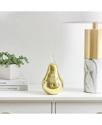 Alloya Pear Glass Sculpture