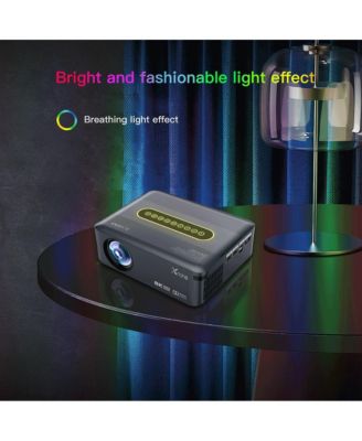 8K Android Smart Projector with 1080p, Daytime Viewing, Built-in Sound & Voice Control