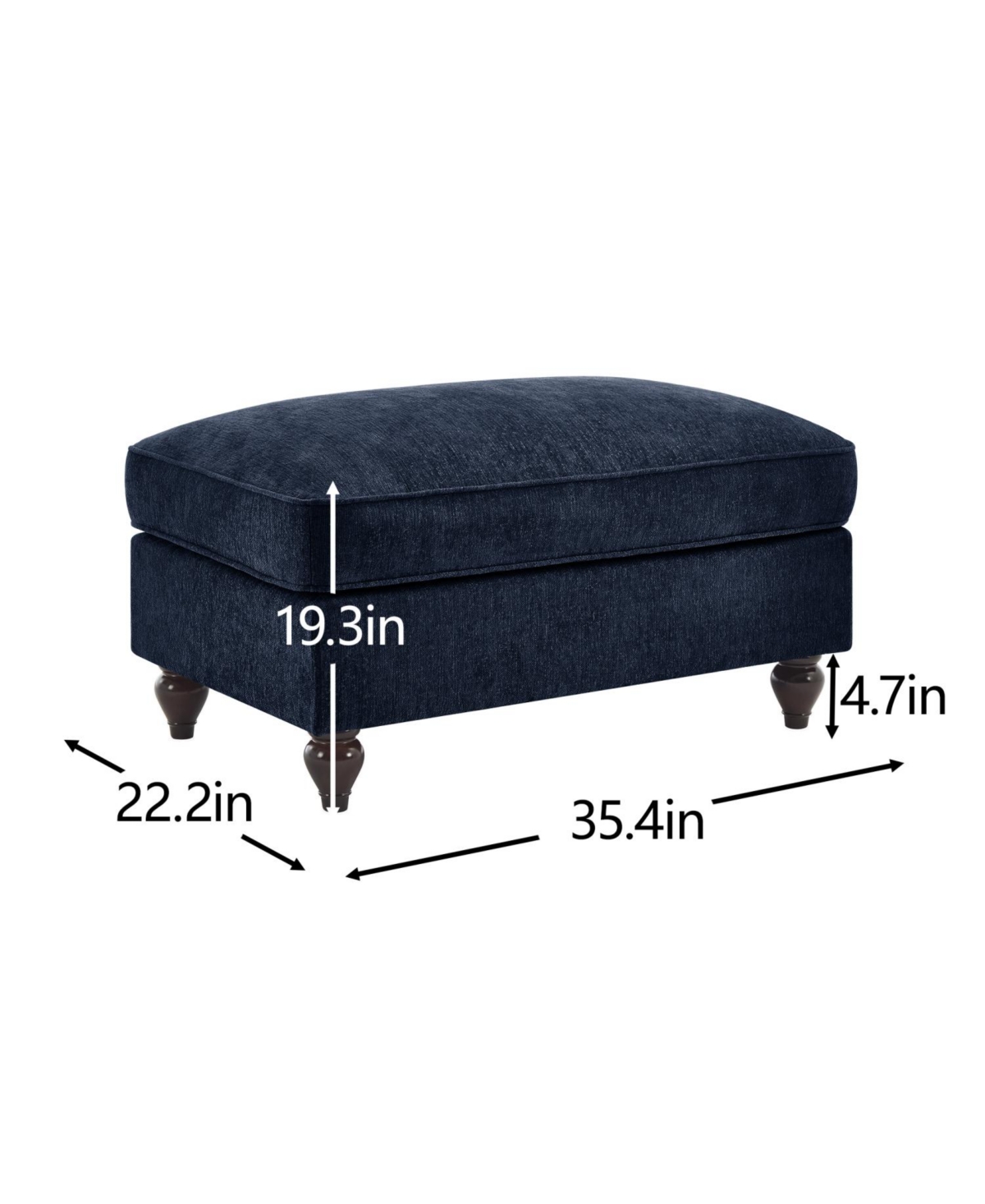 Streamdale Furniture Ottoman Chenille