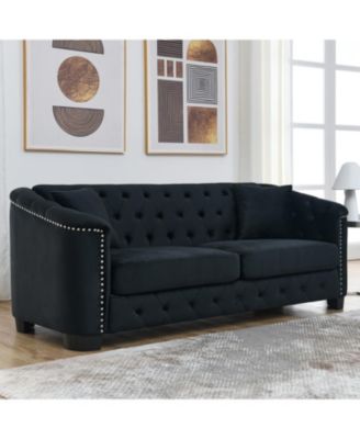 Streamdale 3-seater + 3-seater Combination sofa.Velvet black
