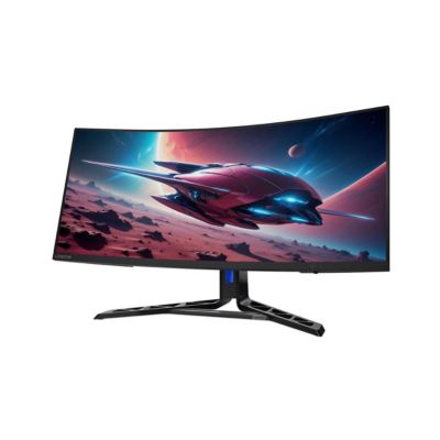 Legion R34w-30 34" 21:9 UWQHD 180Hz Curved VA WLED Gaming Monitor, Raven