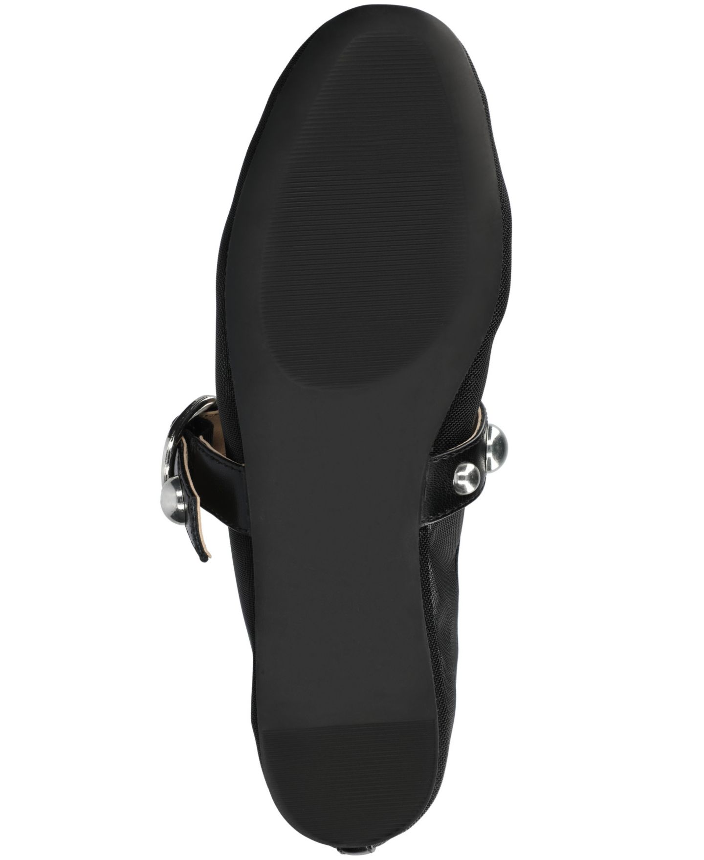 Женские балетки Journee Collection Naveah Round Toe Ballet Flats, цвет: Чёрный сетчатый — фото 5