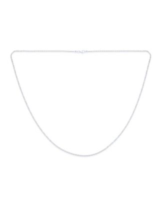 Classic Fine Thin 2.5MM Strong Rolo Link Cable Chain Necklace  Men .925 Sterling Silver