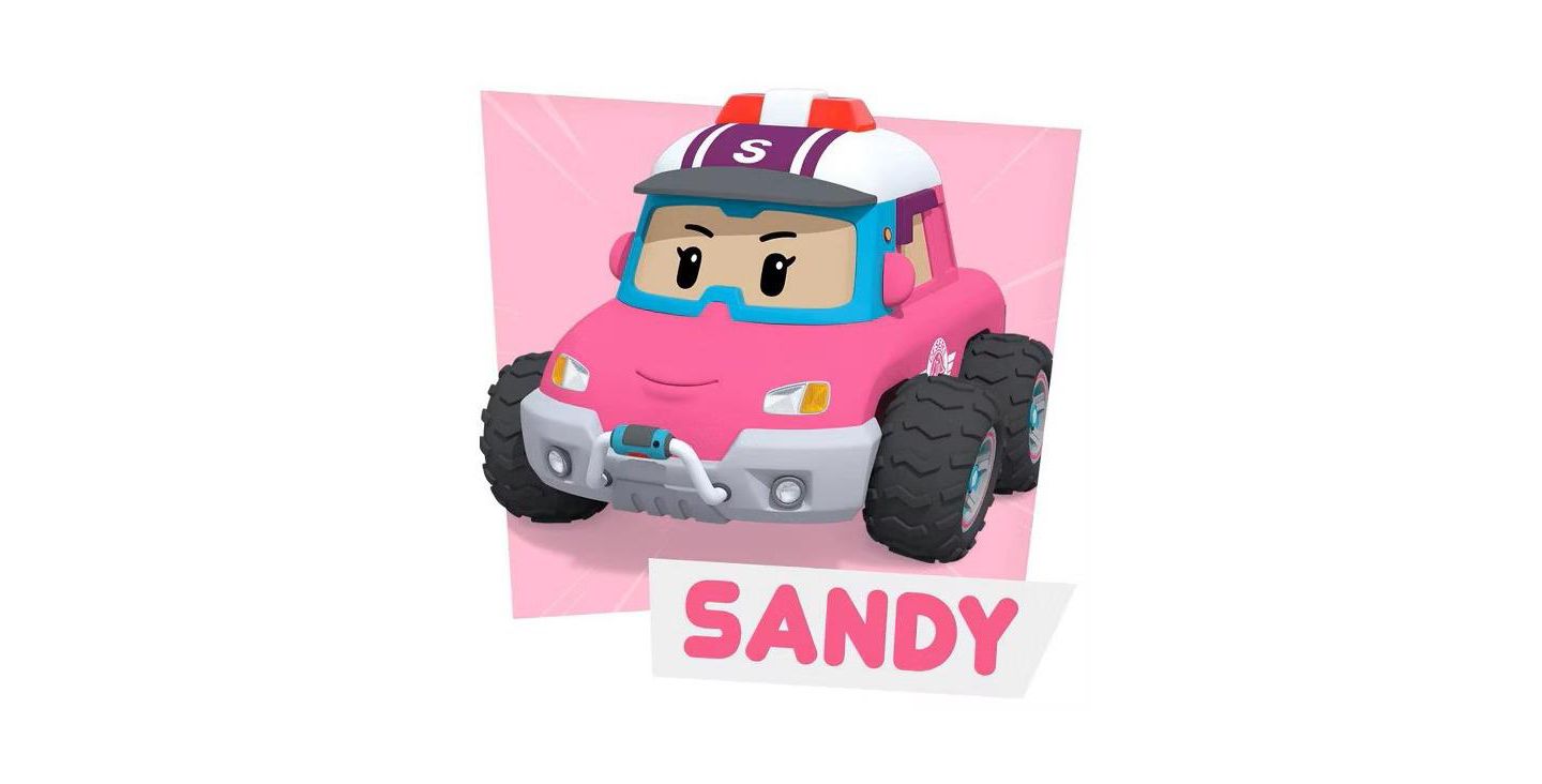 Детские фигурки Robocar Poli 4" Transforming Robot - Sandy Emergency Rescue Vehicle Action Figures Kids Educational Pretend Play Toy — фото 5