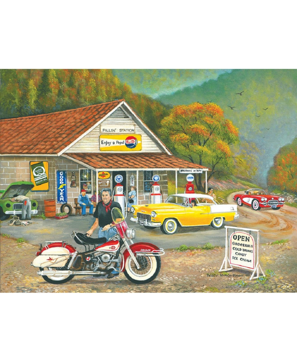 SunsOut Fillin' Station 1000 piece Jigsaw Puzzle for Adults