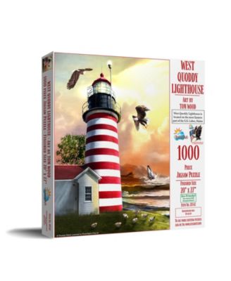West Quoddy Lighthouse 1000 piece Jigsaw Puzzle for Adults