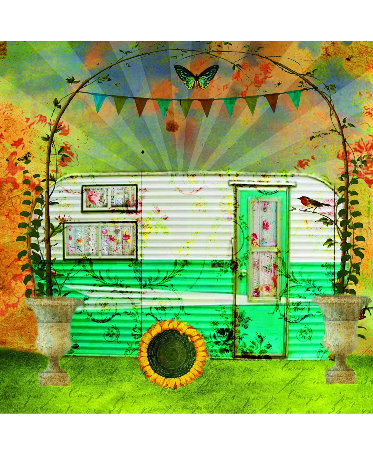 SunsOut Home is Where you Park it 500 piece Jigsaw Puzzle for Adults