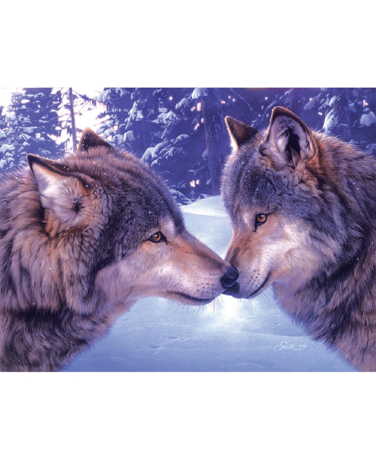 SunsOut Muzzle Nuzzle 500 piece Jigsaw Puzzle for Adults