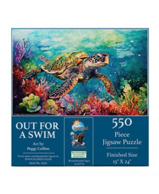 Out for a Swim 550 piece Jigsaw Puzzle for Adults