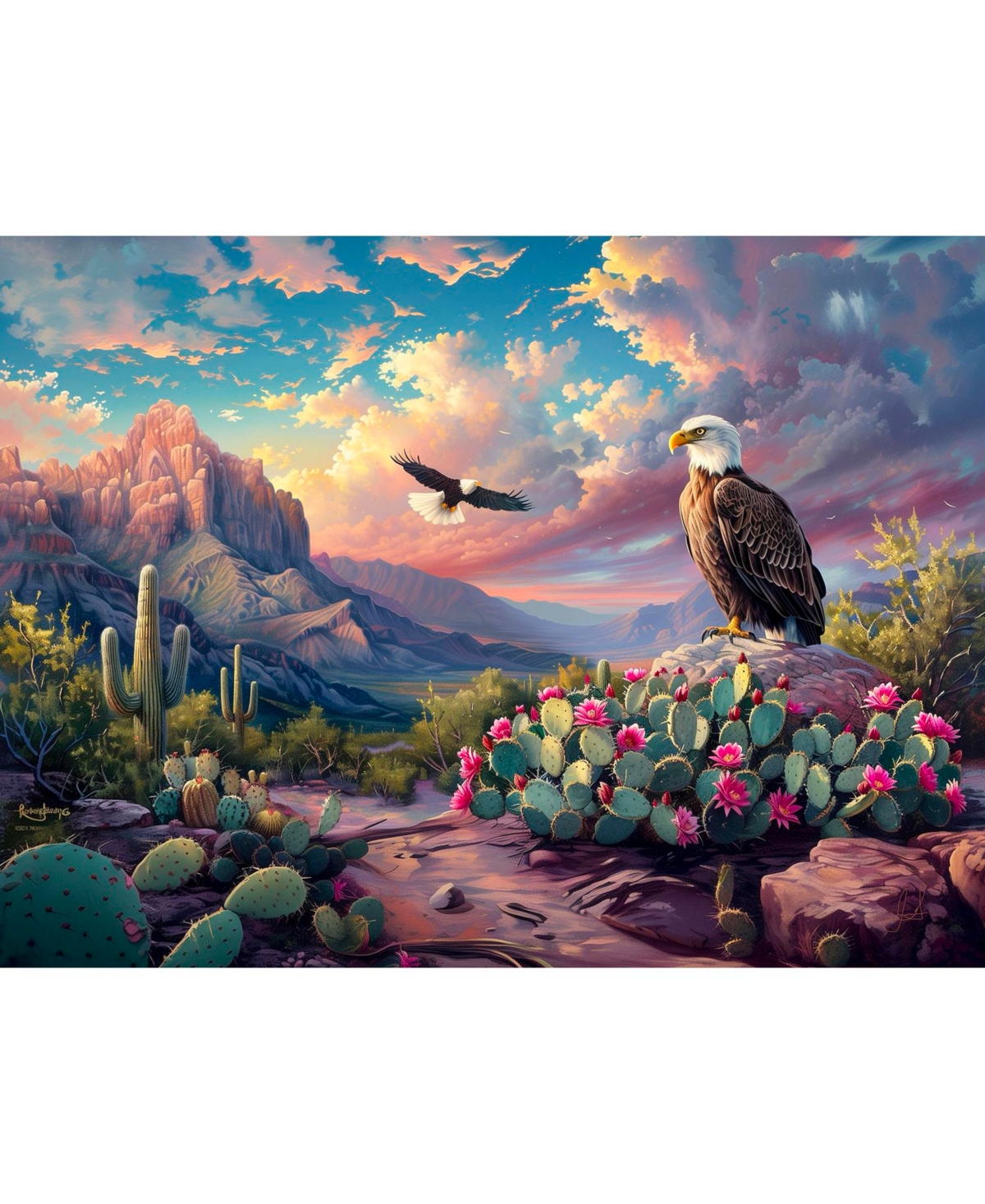 SunsOut Beauty of the Desert 500 piece Jigsaw Puzzle for Adults Large Pieces