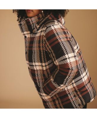 Plus Size Rainier Short Hooded Puffer