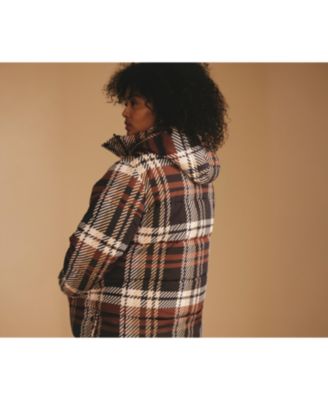 Plus Size Rainier Short Hooded Puffer