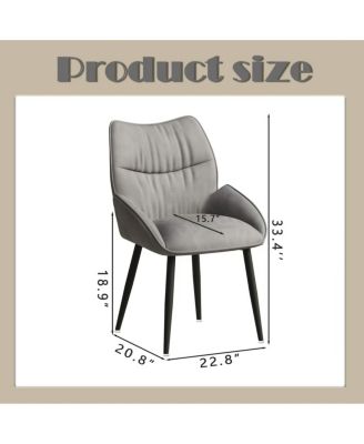 Elegant Velvet Dining Chairs (Set of 2)