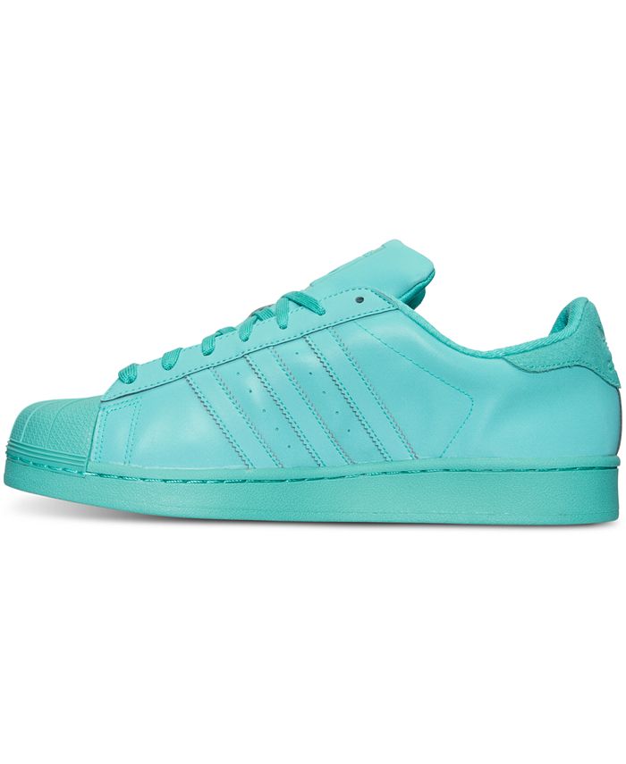adidas Men's Superstar Mono Casual Sneakers from Finish Line - Macy's