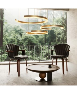 Bentwood Swivel Dining Chairs (Set of 2)