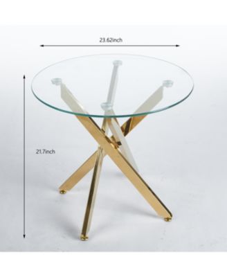 Mid-Century Glass Top Dining Set