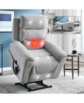 Power Lift Recliner, 350 LBS, Massage & Heat