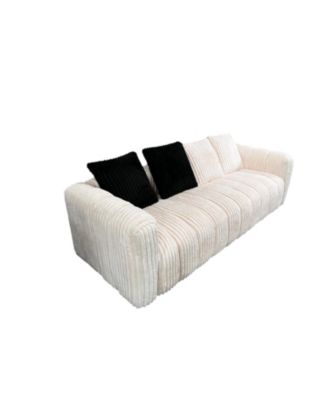  82.68-inch high-end corduroy multi-seat sofa