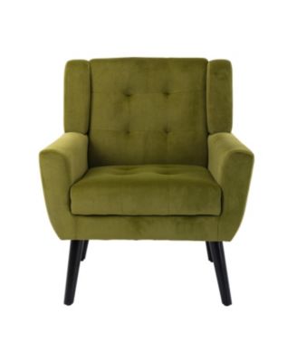 Velvet Chair with Black Legs
