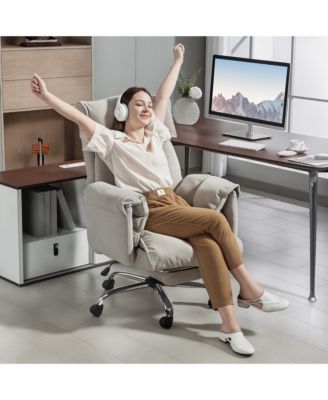 Executive Office Chair, Computer Desk Chair with Footrest,