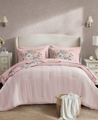 Heather Vintage Floral 5-Pc. Comforter Set, Twin XL