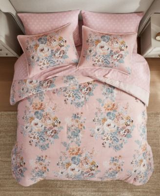 Heather Vintage Floral 7-Pc. Comforter Set, Full