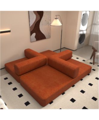  Corduroy Convertible Sleeper Sofa Bed