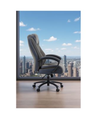 High Back Adjustable Fabric Office Chair - 9373H-Fabric