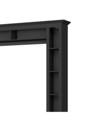 Modern Entertainment Center Wall Unit - 80" TV Stand, Black