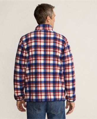 Men's Print Full Zip High Pile Fleece Jacket