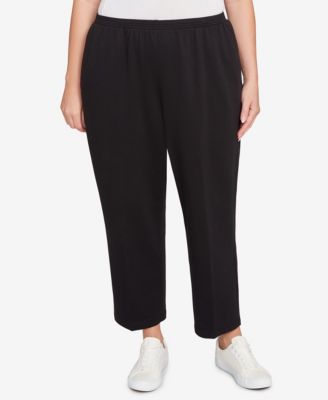 Plus Size Classic French Terry Average Length Pants