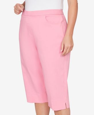 Plus Size Classic Pastel Millenium Allure Clamdigger Pants